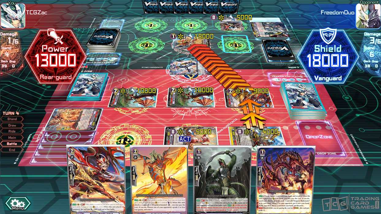 cardfight vanguard online game play